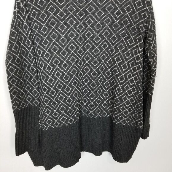 Sherpa Adventure Gear Women Dolga Cardigan Sz M Black Gray Merino Wool Blend - Picture 6 of 8